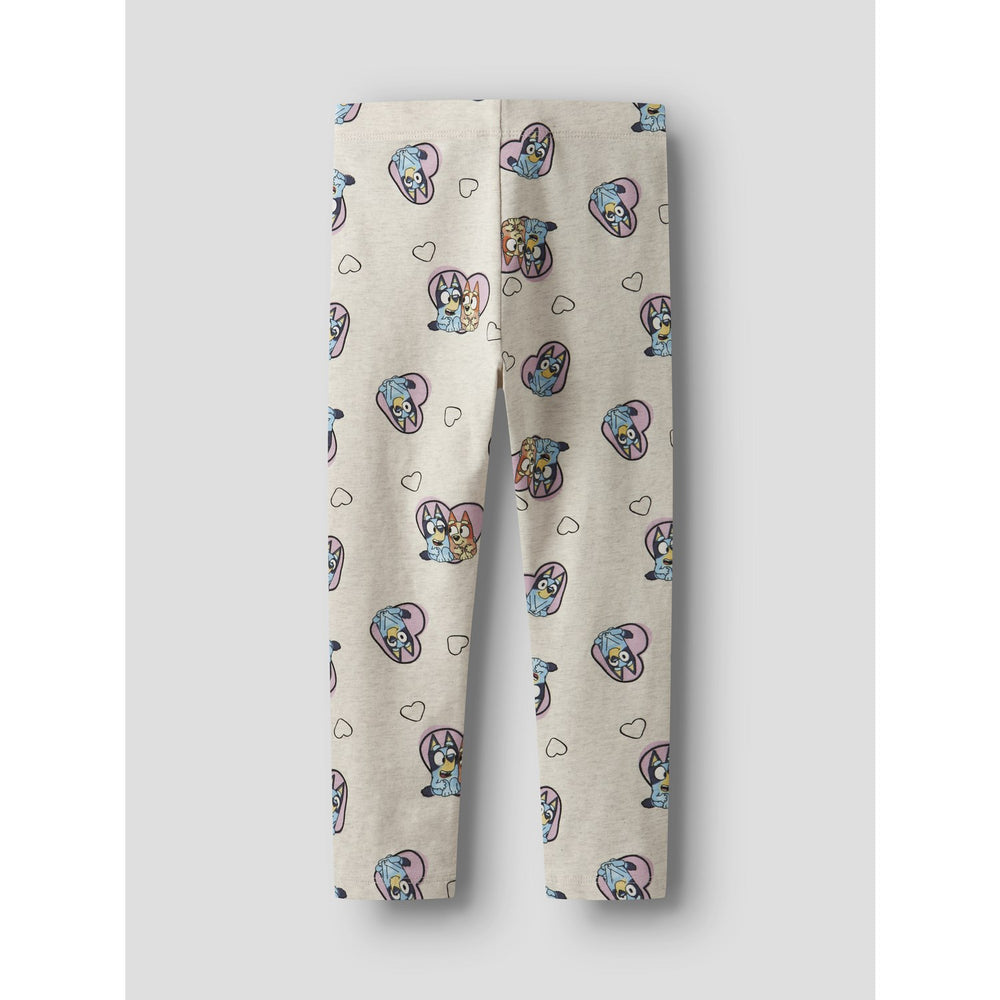 Køb Name It Peyote Melange Nmfnessa Bluey Leggings Sky