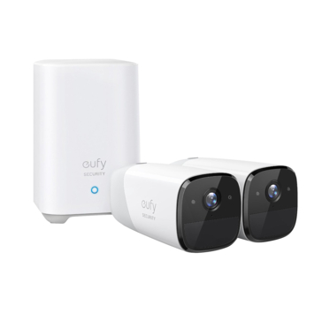 EufyCam 2 Pro Duo Pack Beveiligingscamera met Homebase 2