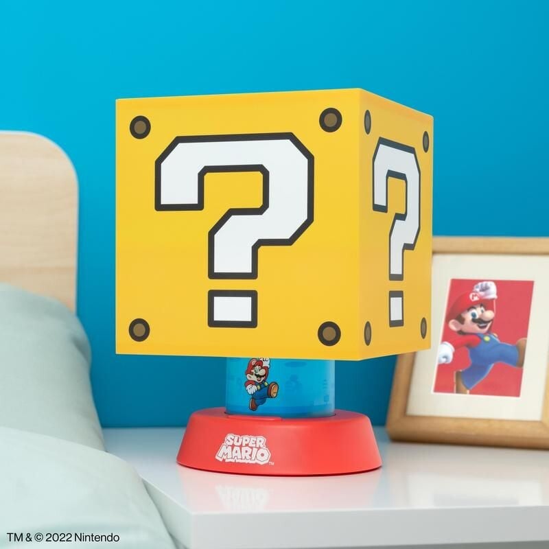 Super Mario Lampe - Spørgsmålstegn - 26 CM