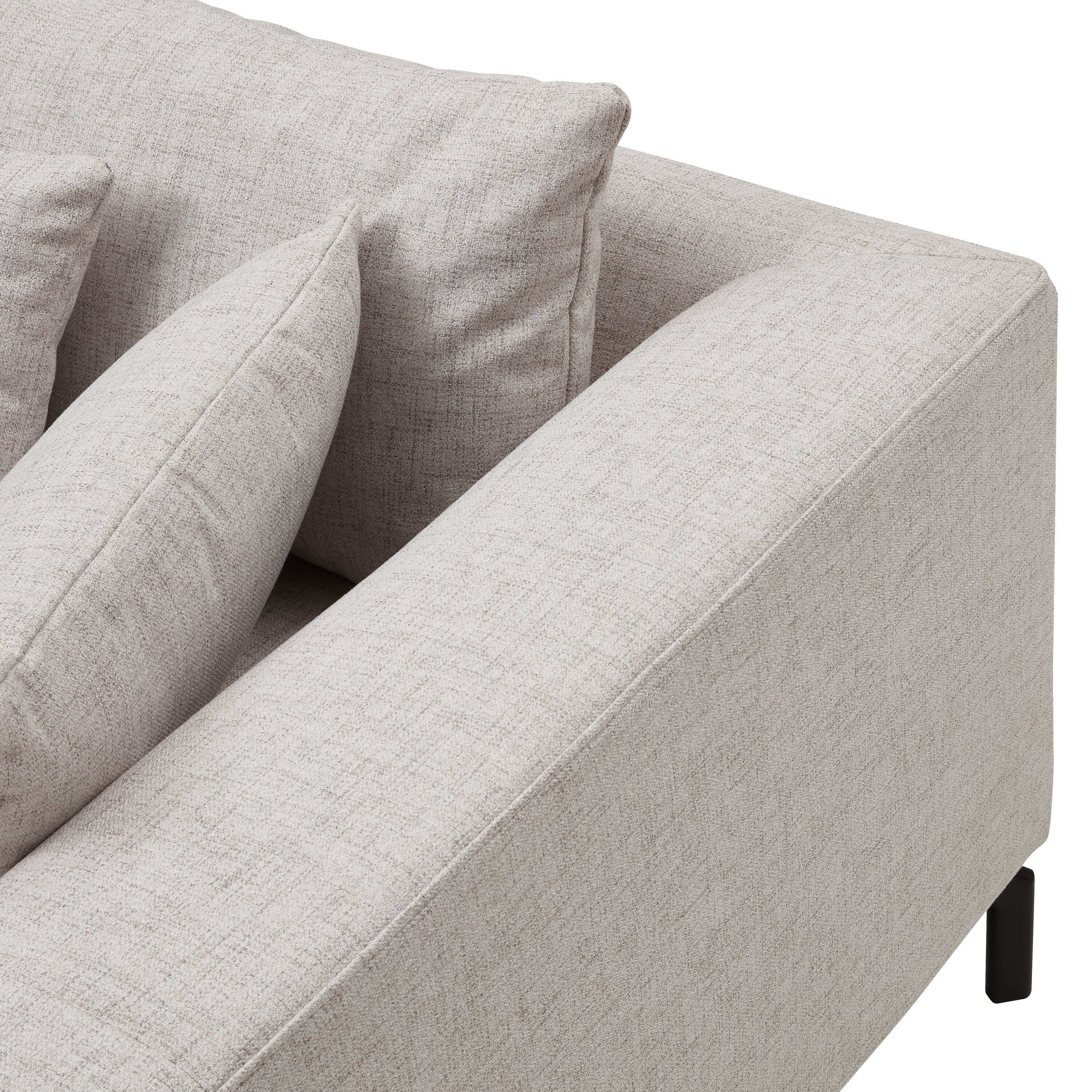 CUNO Ecksofa - Hellgrau / B: 280.0 cm x T: 171.0 cm x H: 80.0 cm