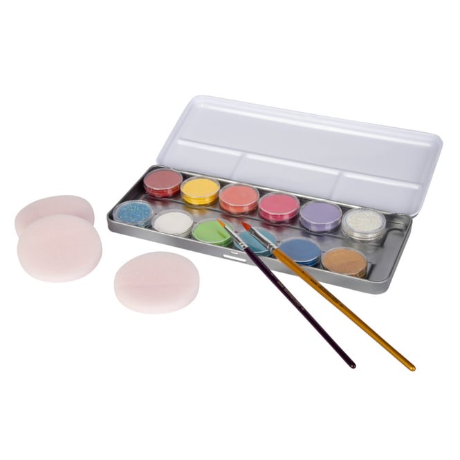 Schminkset - Eisprinzessin - Profi-Aqua Make-up inkl. Zubehör