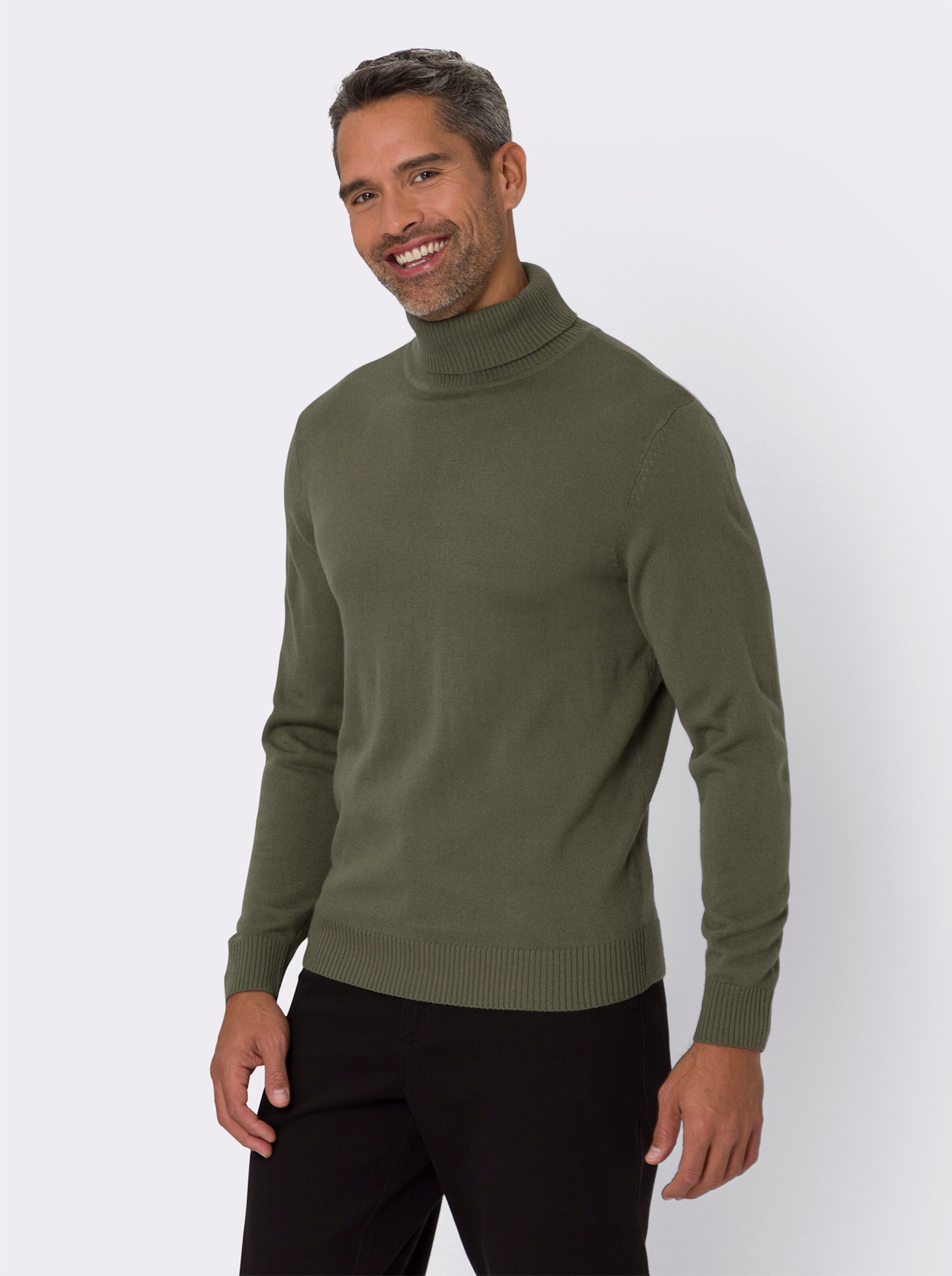 Rollkragen-Pullover