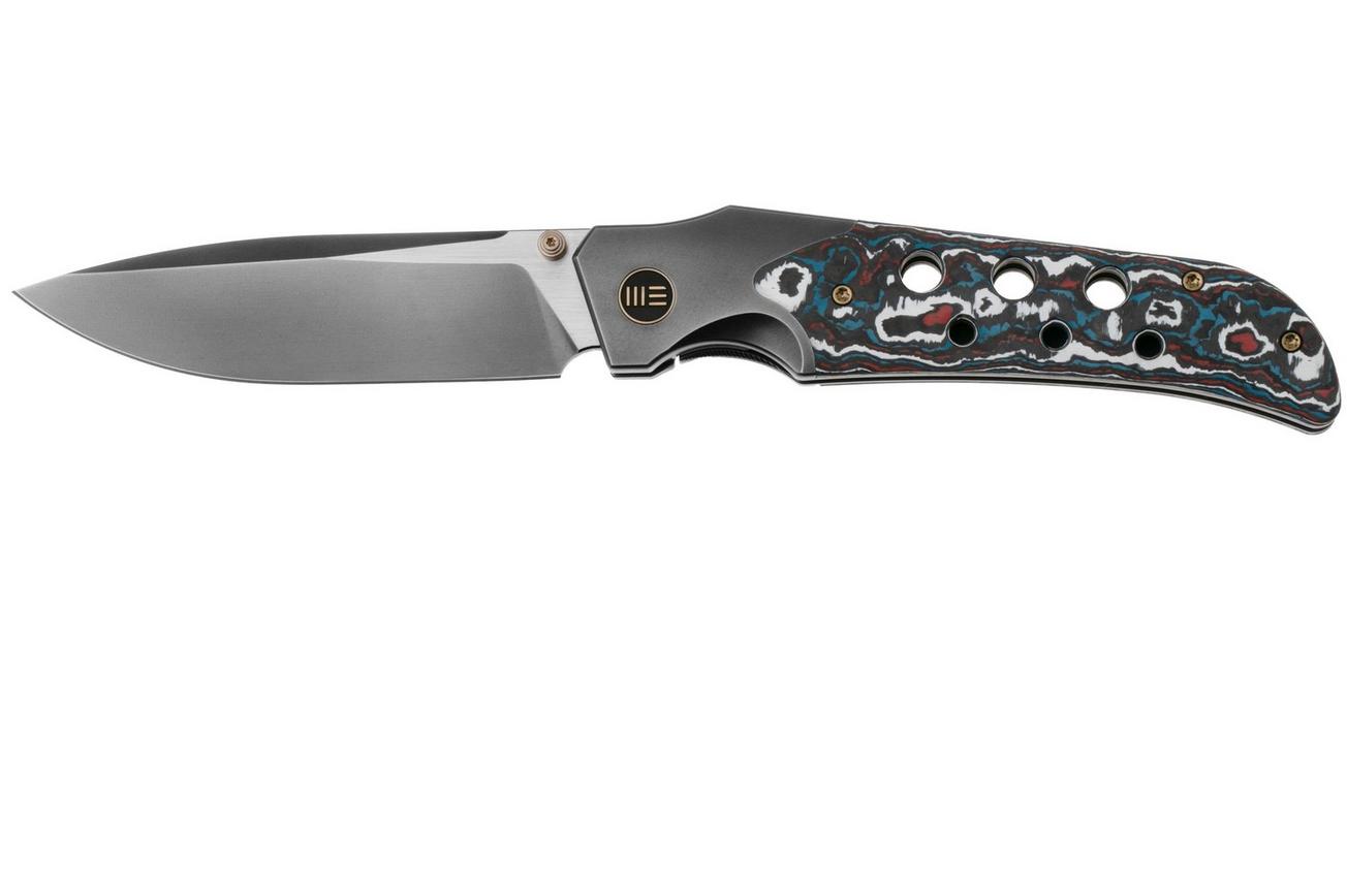 WE Knife Guthrie WE23072B-3 Grey Titanium, Nebula Fat Carbon Inlay, zakmes, Jason Guthrie Design