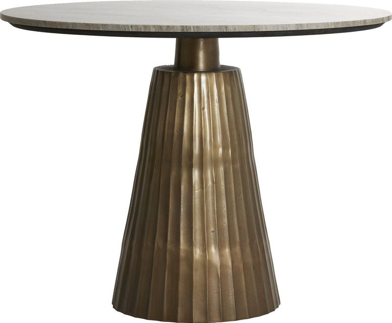 Light & Living - RIANNE - Eettafel - Bruin - Ø100x75 cm