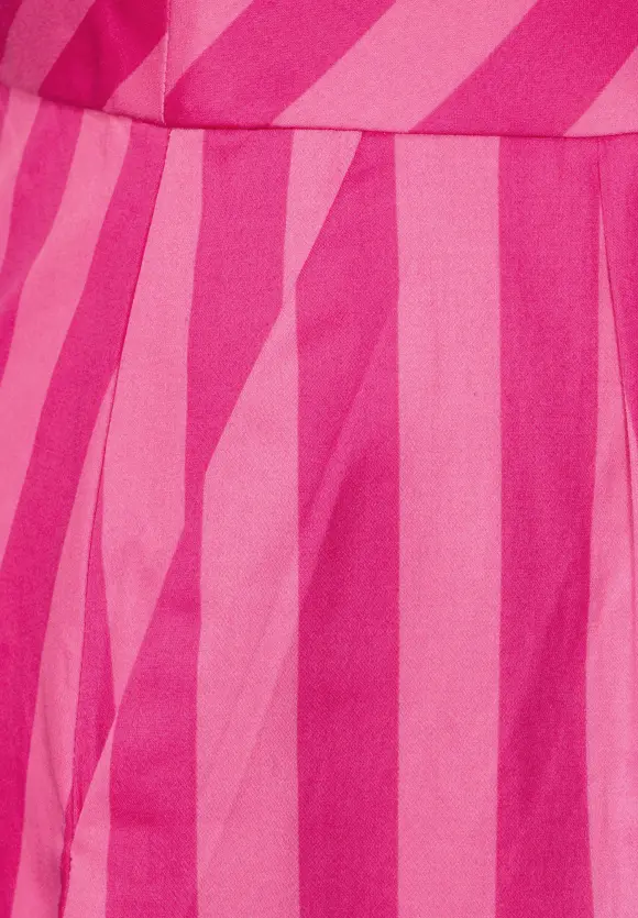 Etuikleid mit Streifenmuster - nu pink