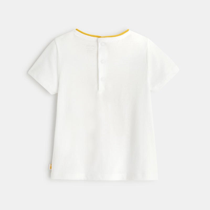 T-shirt papillons jaune bébé fille Jaune