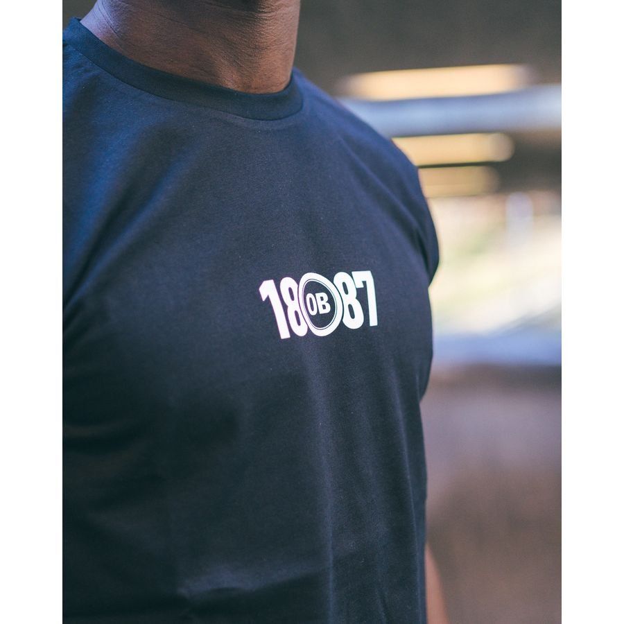 Odense Boldklub T-Shirt 1887 Club Logo - Noir Enfant