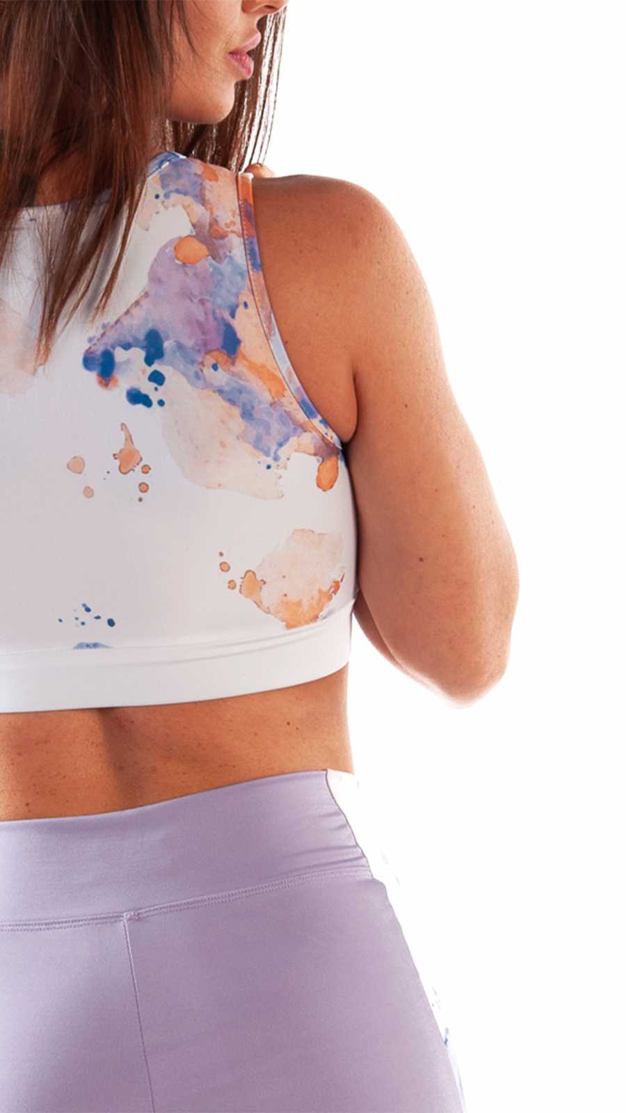 Top esportivo Zumba Gym Native Watercolor