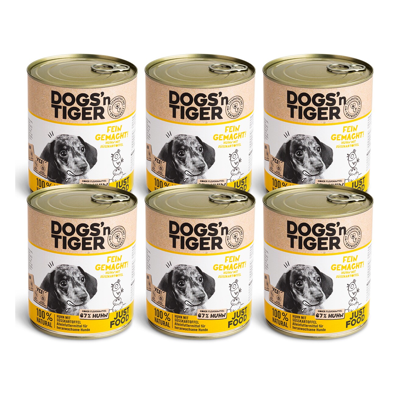 Dogs'n Tiger Fein gemacht! 6x800 g