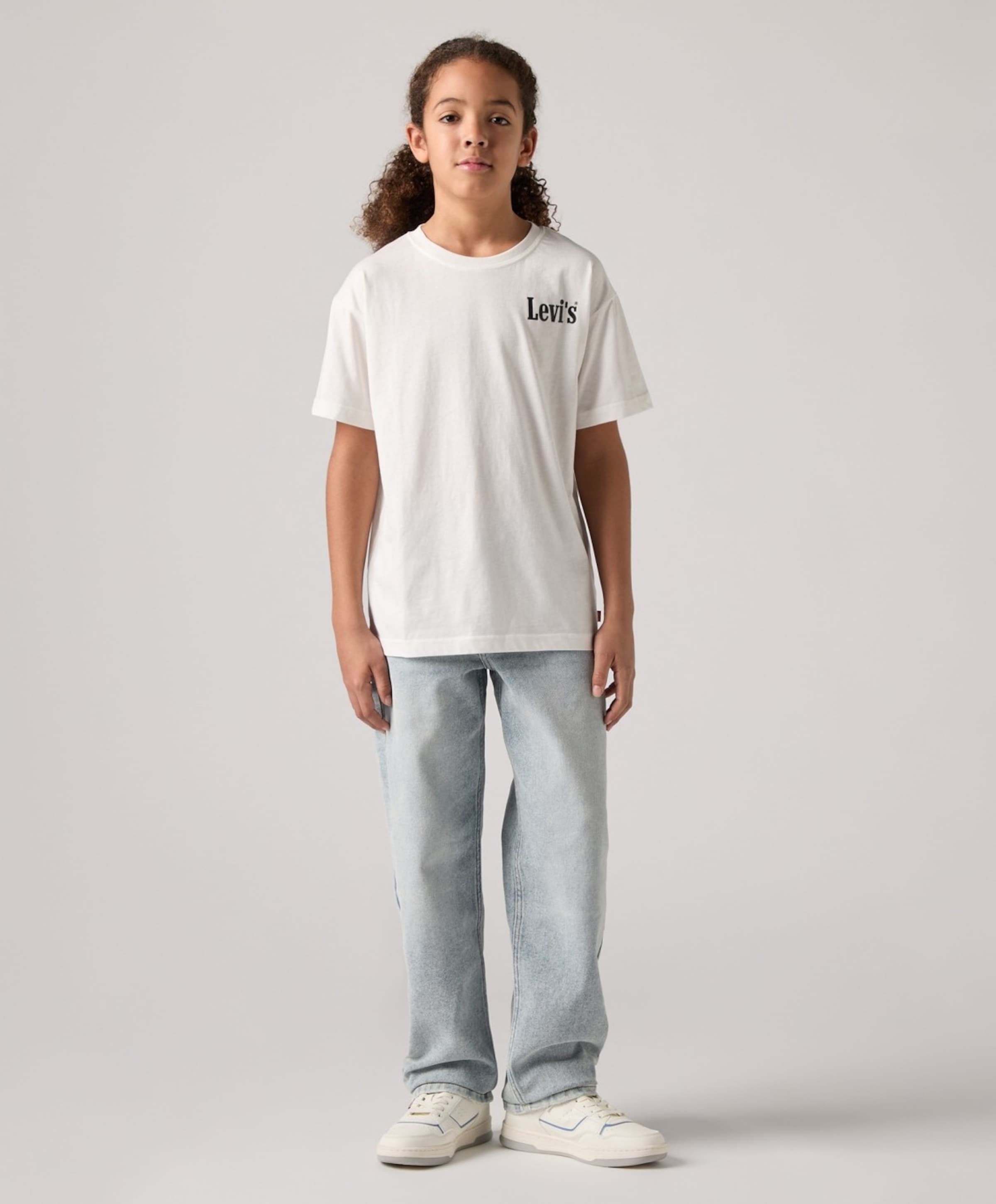 Levi's LVB stay loose taper jeans jongens jeans blauw