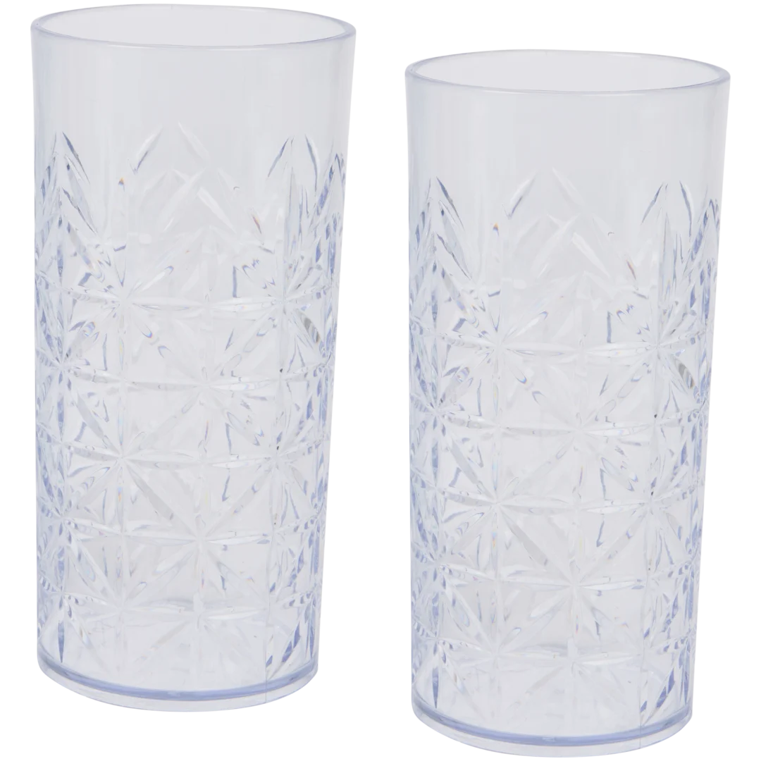 Verres à long drink en plastique