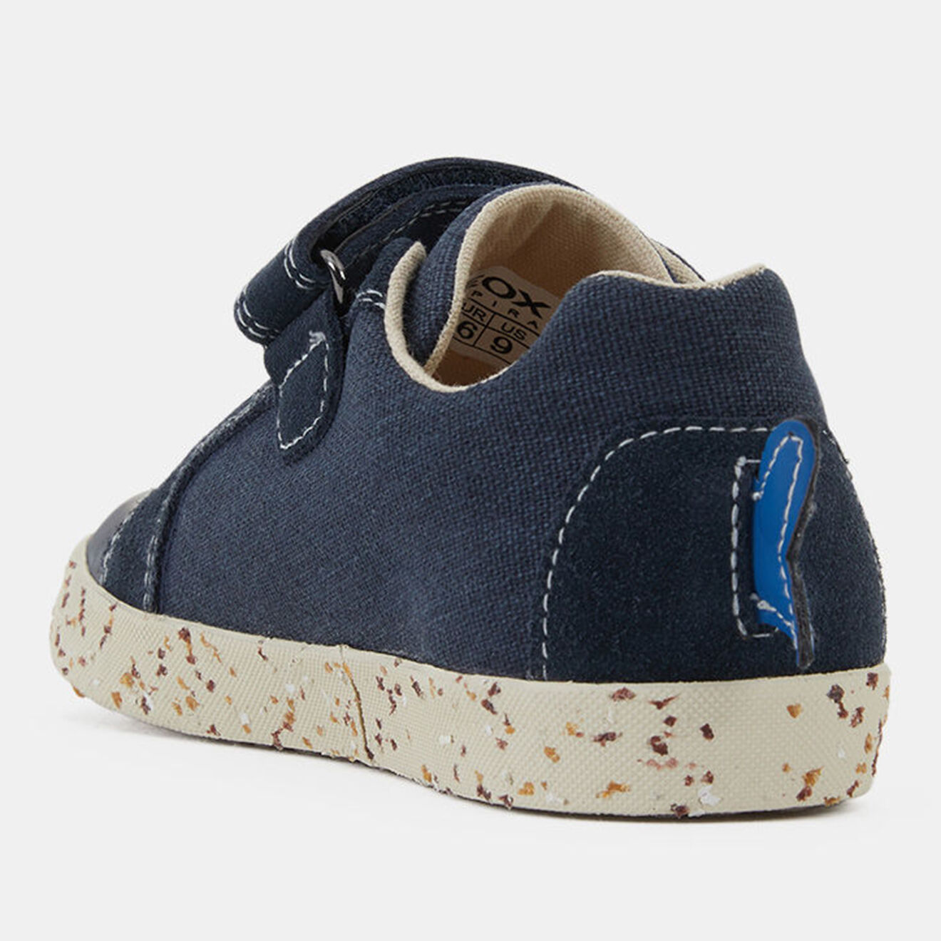 Geox Baskets en Toile de coton Kilwi bleues