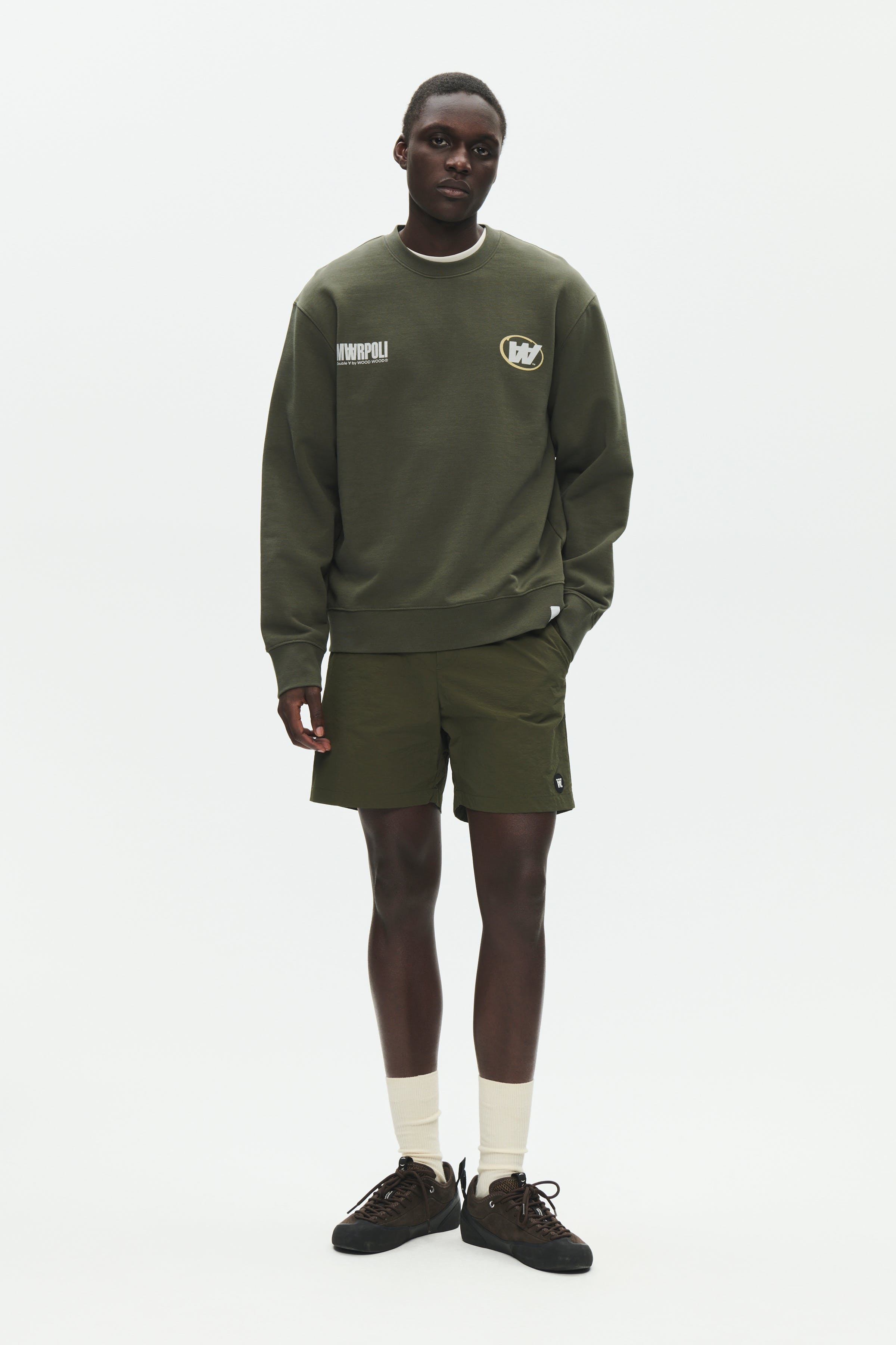 DOUBLE A BY W.W. MEN WWJames team Sweatshirt