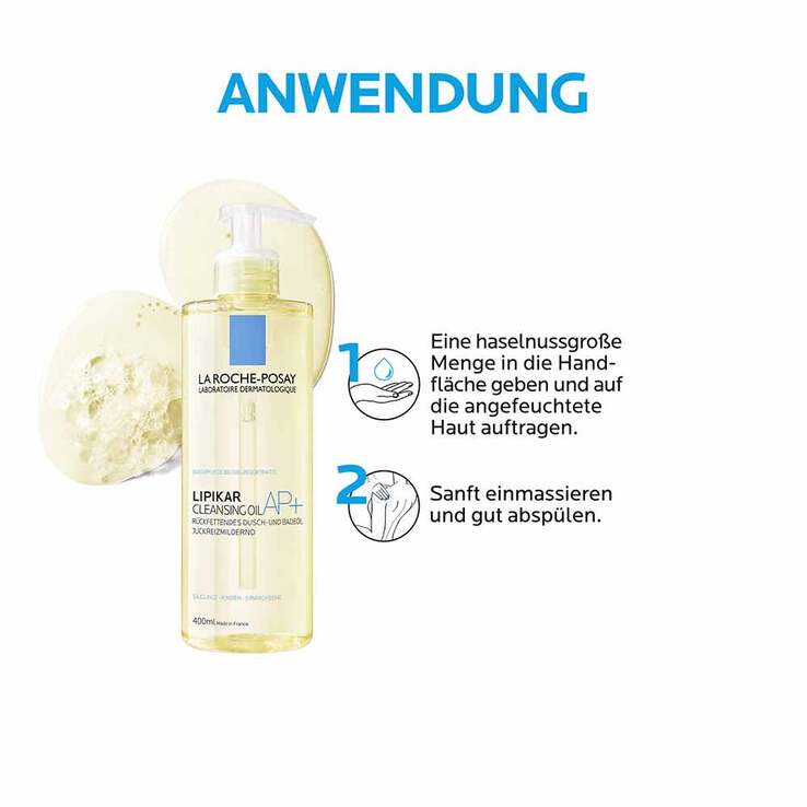 La Roche-Posay Lipikar Dusch- und Badeöl AP + , 400 ml