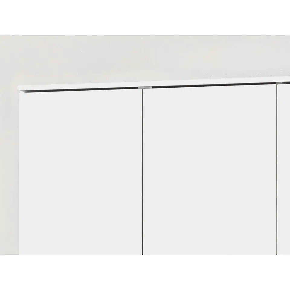 Interiax Opbergkast - Kledingkast 'Amelie' - Wit - 3 Deurs - 180x120x40cm