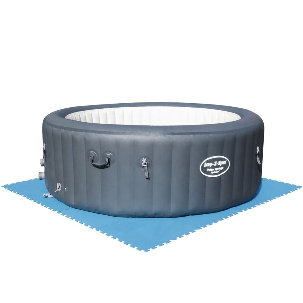Protecteurs de sols de piscine 8 pcs bleu 58220