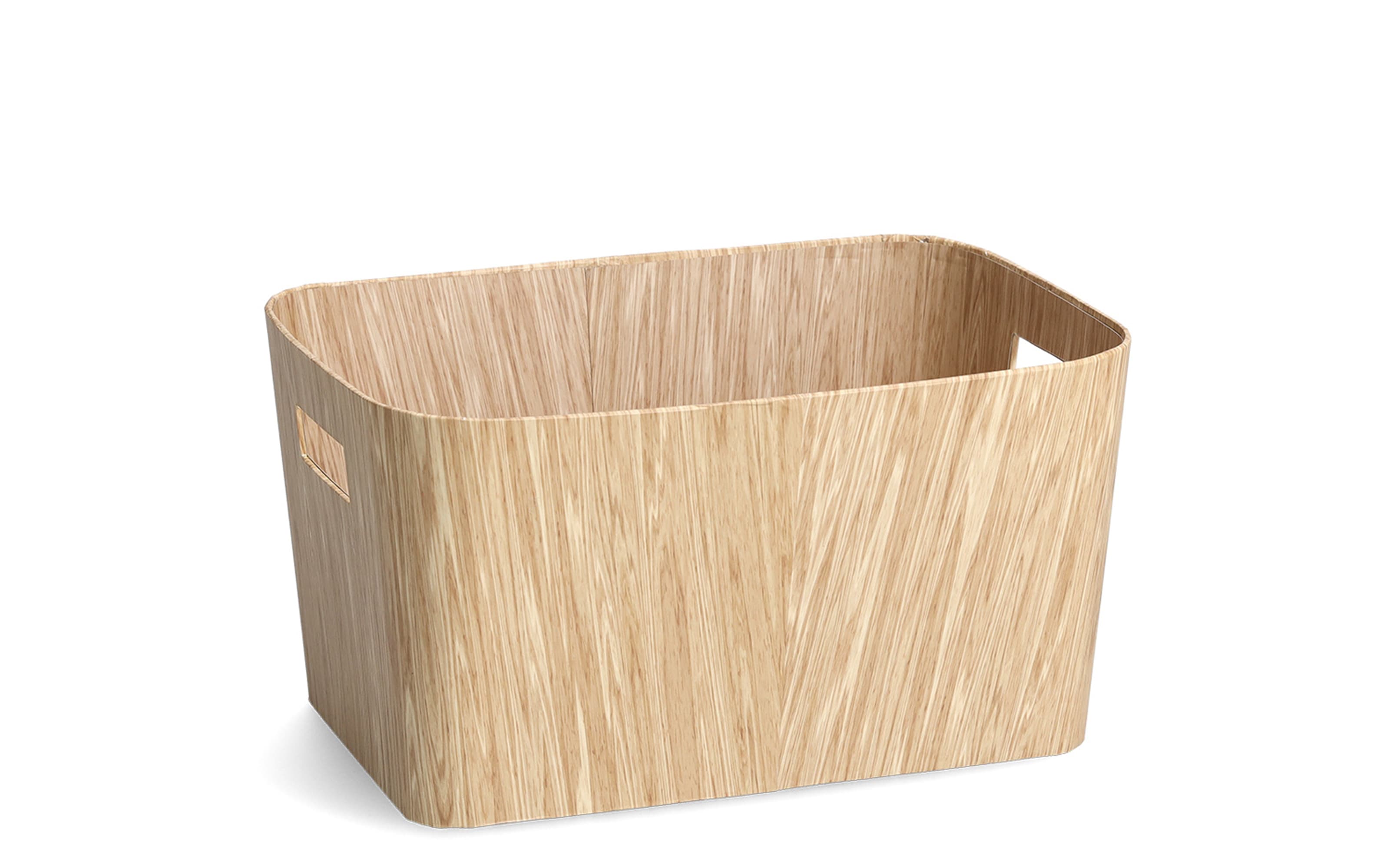 Aufbewahrungsbox in Holzoptik, 34 cm