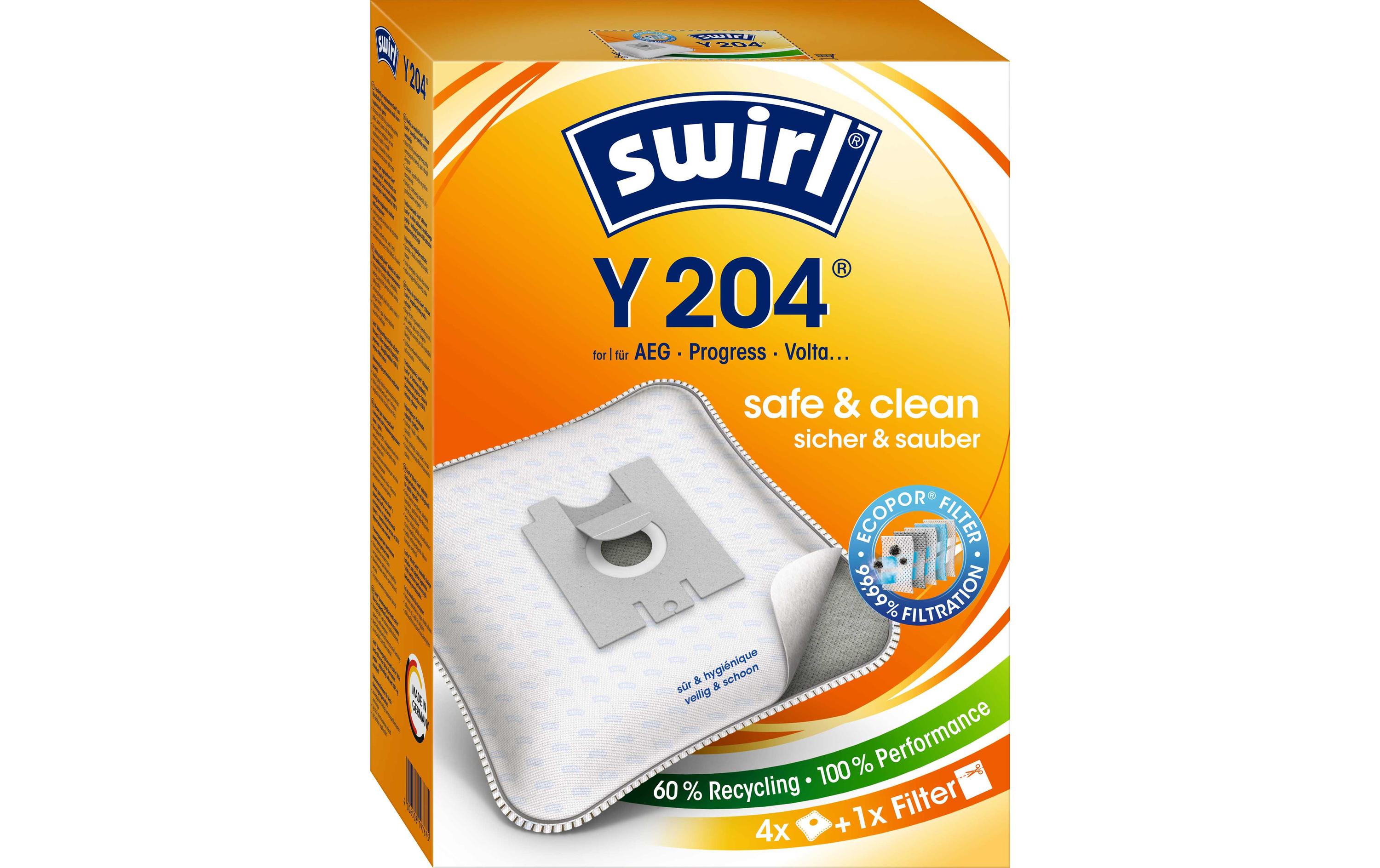 Staubfilterbeutel Y 204 4 StückStaubfilterbeutel