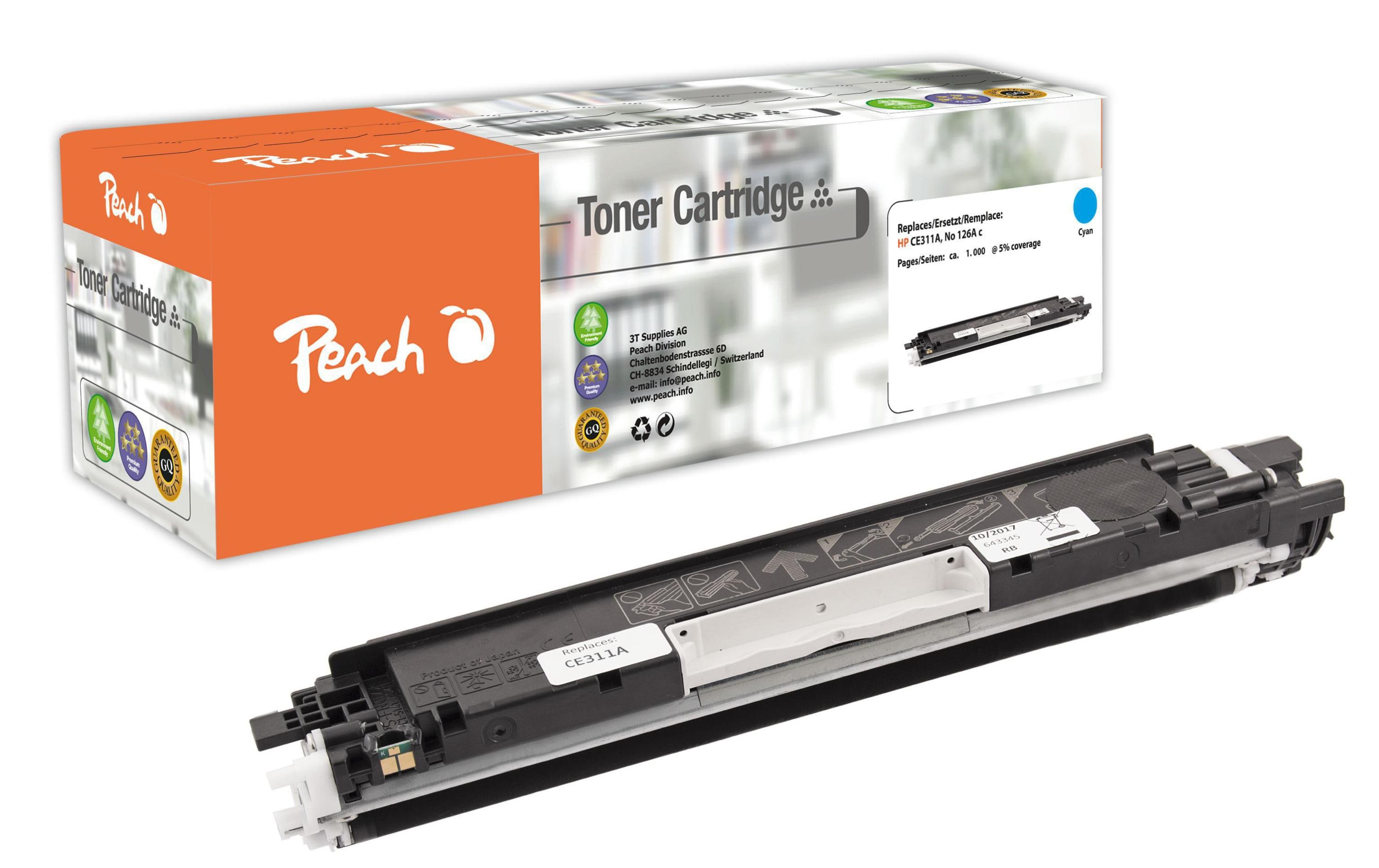 Toner HP Nr. 126A (CE311A) CyanToner, black