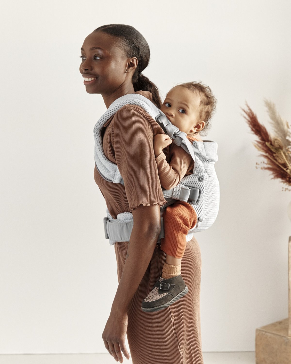 Bæresele Harmony – Front & Rygg – Ekstra Ryggstøtte – Baby Carrier 0-3år