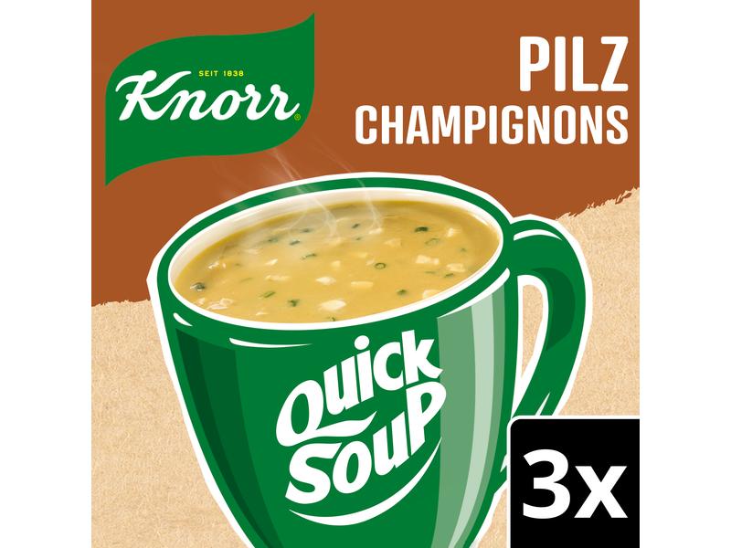 Knorr Quick Soup Pilz 3 Portionen Aromatische Pilzsuppe