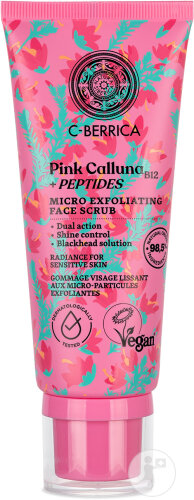 Natura Siberica C-Berrica Pink Calluna Gommage Visage Micro-Exfoliant 100ml