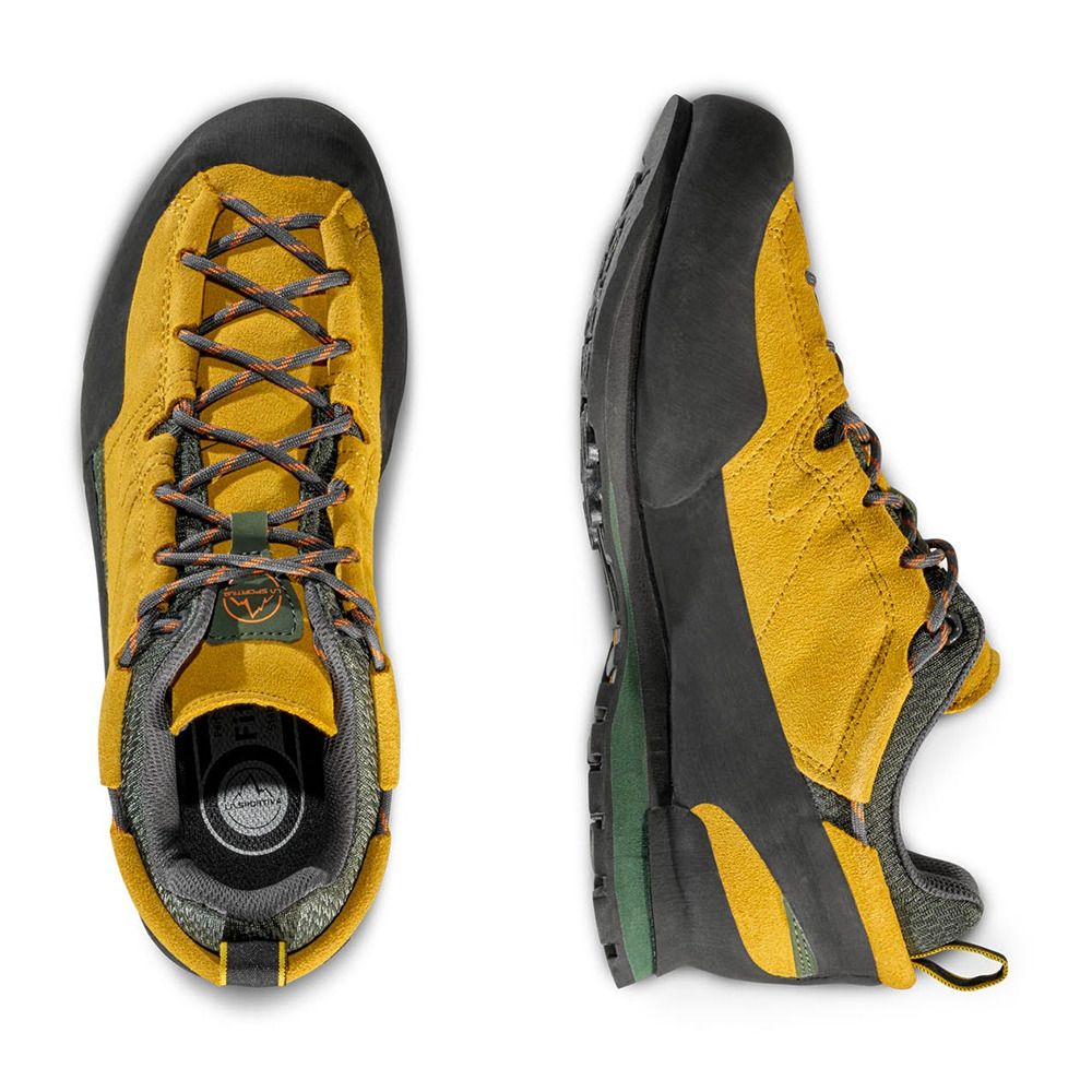 La Sportiva BOULDER X - Chaussures randonnés Homme savana/tiger
