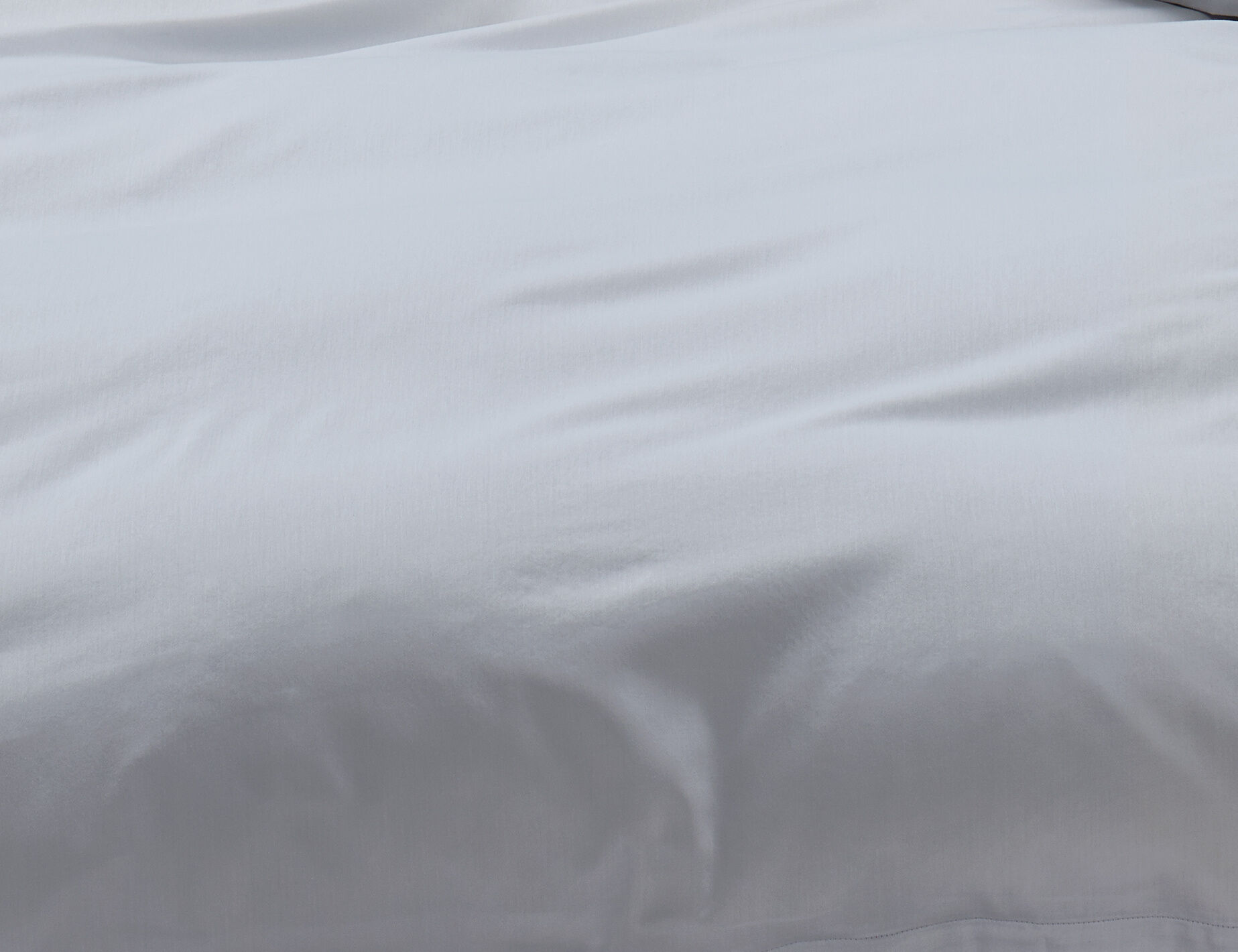 Uni Satin Bettwäsche mit Biese