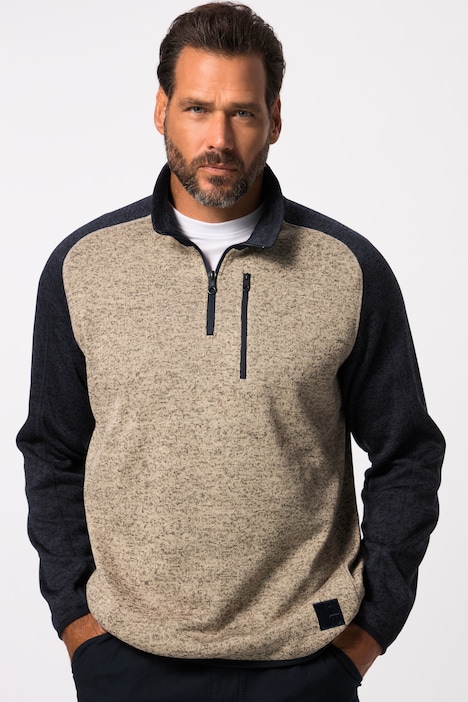 JAY-PI Troyer, Outdoor, Strickfleece, Zippkragen