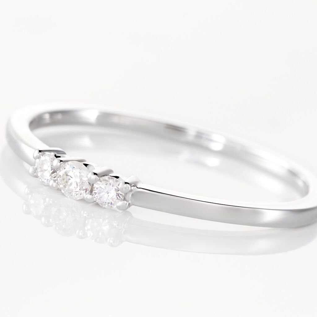 Bague Sabine Or Blanc Diamant