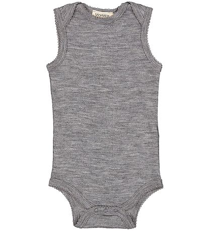 MarMar Body u/æ - Uld - Pointelle - Bini - Grey Melange