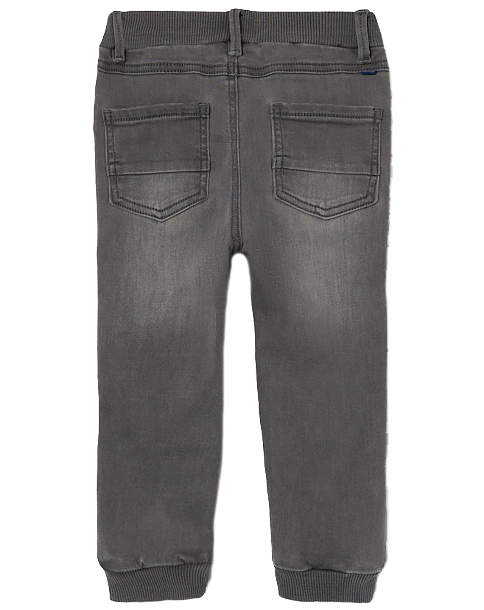 Jeans NMMBEN BAGGY FLEECE in medium grey denim