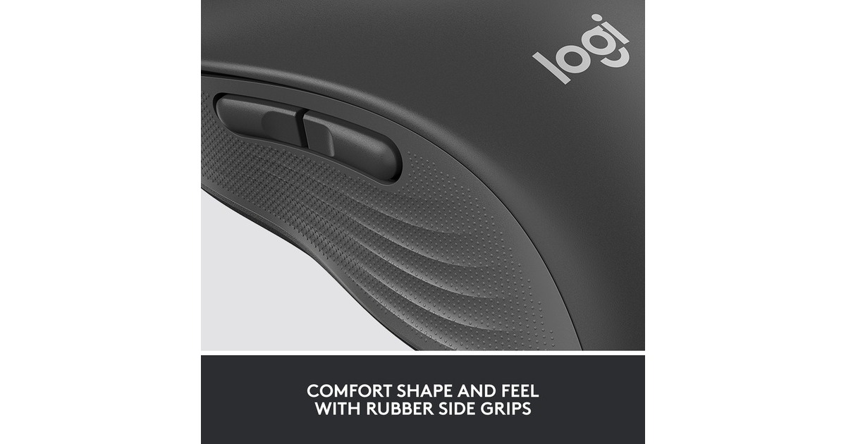 LogitechSignature M650 Large Full-Size Draadloze Muis  (Grafiet)