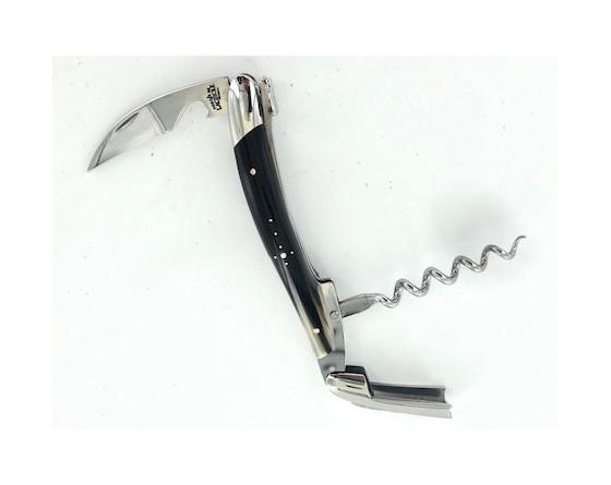 Sommelier Corne blonde Couteau de poche par Forge de Laguiole