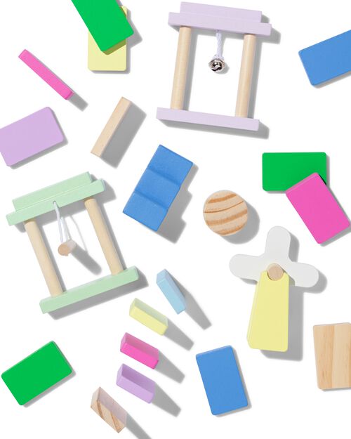 jeu de dominos en bois 88 pièces