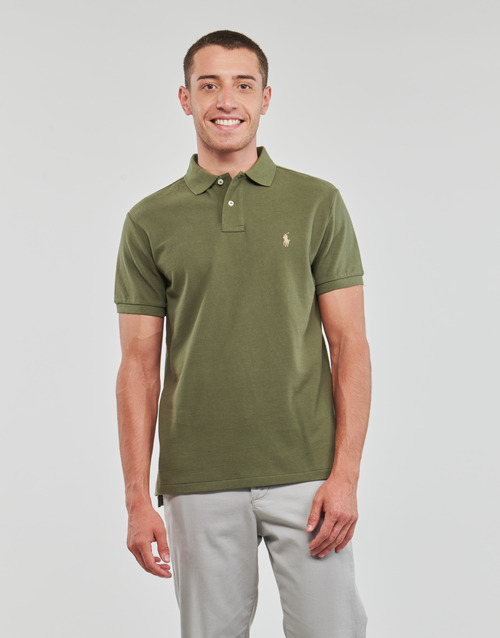 Polo Ralph Lauren - POLO AJUSTE SLIM FIT EN COTON BASIC MESH Kaki / Dark / Sage