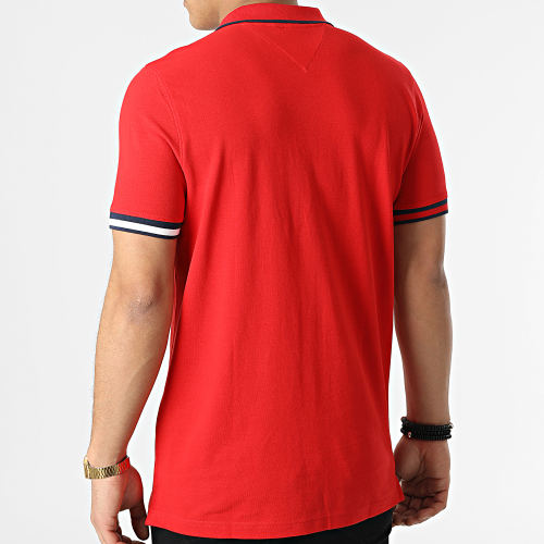 Polo Manches Courtes Regular Flag Cuff 2963 Rouge