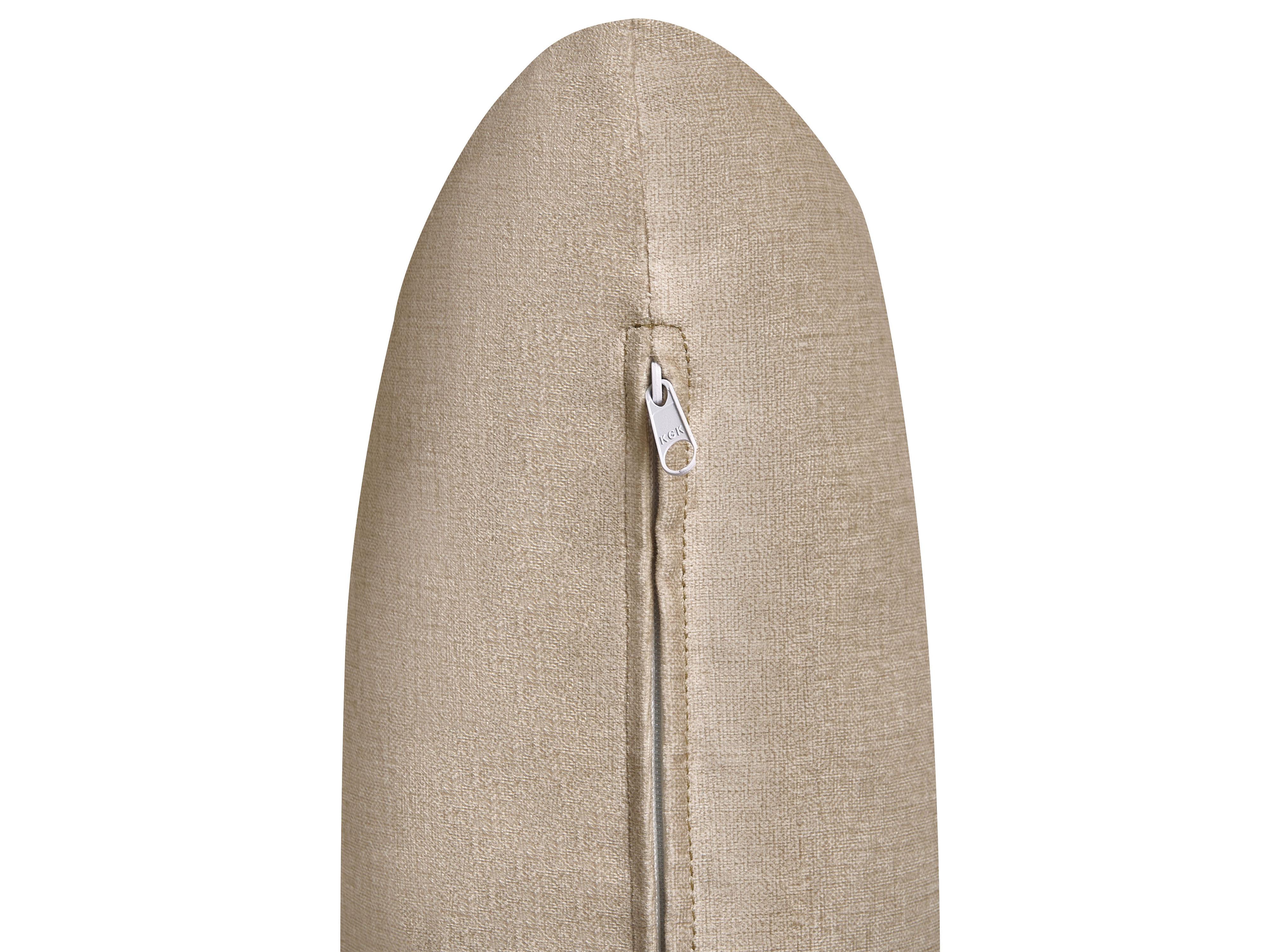Bank 2-zits SALO Stof Zandbeige met tafels