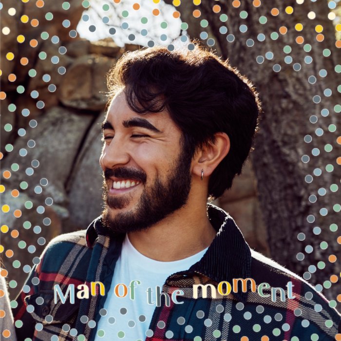 Greetz | Verjaardagskaart | Met foto | Man of the moment