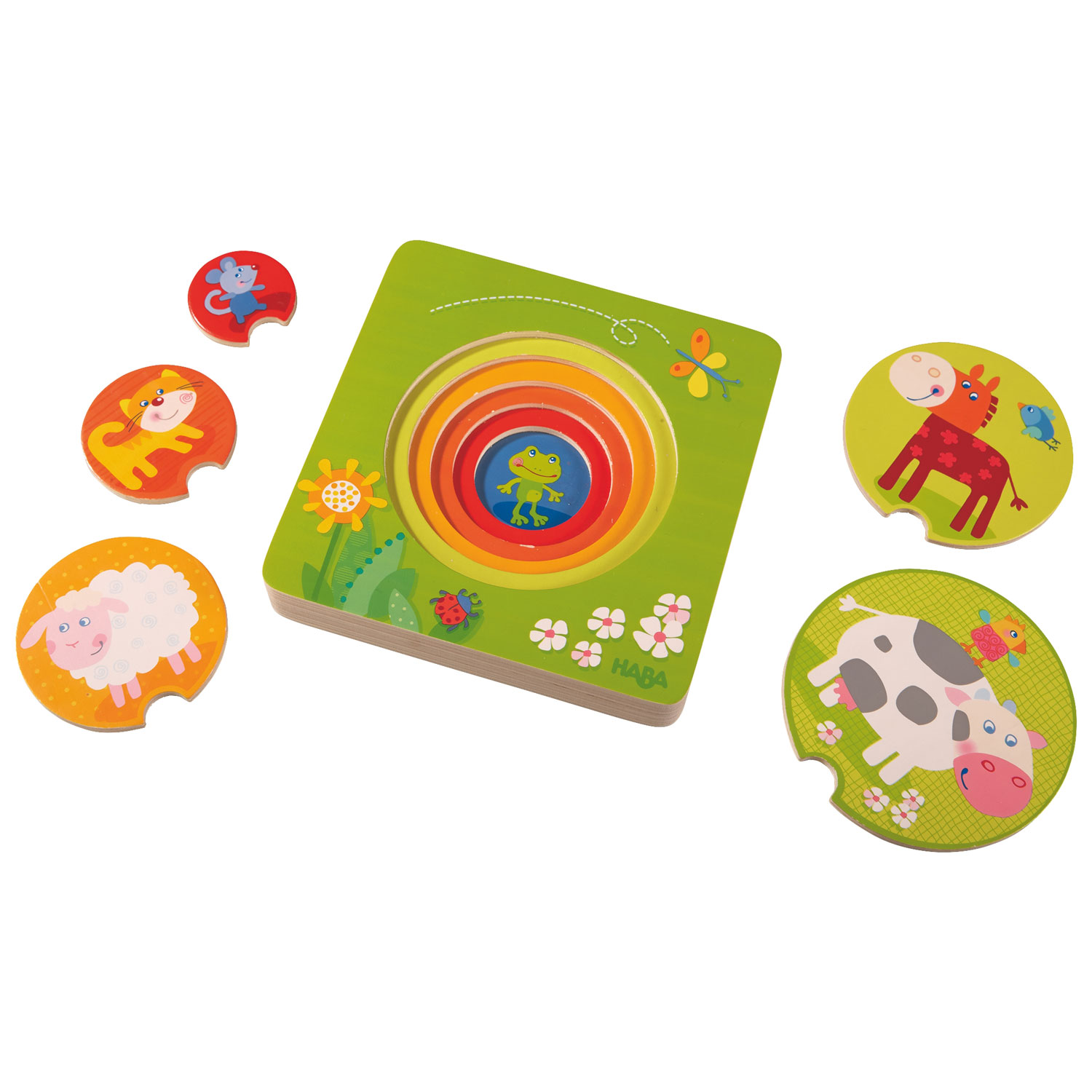 Haba Houten Puzzel Boerderijdieren