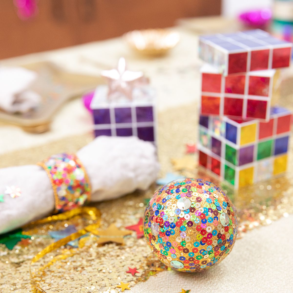 Boule de Noël à sequins Pondie Chérie