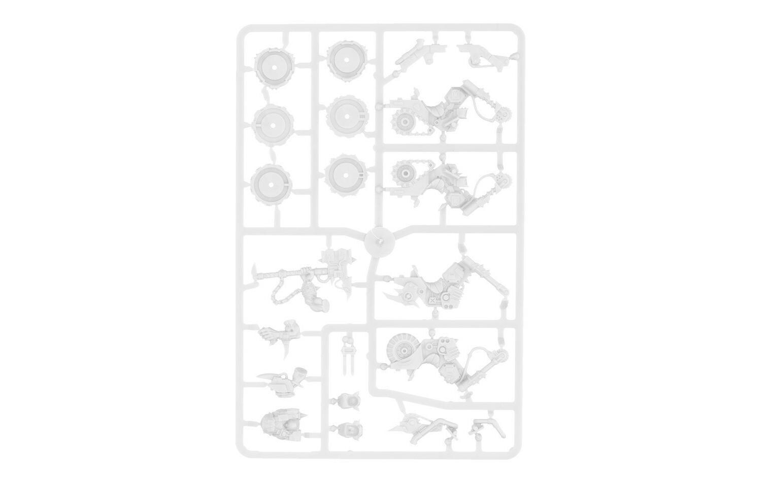 Figurenset Warhammer 40.000 Ork Warbiker MobWarhammer Miniaturen Bausatz