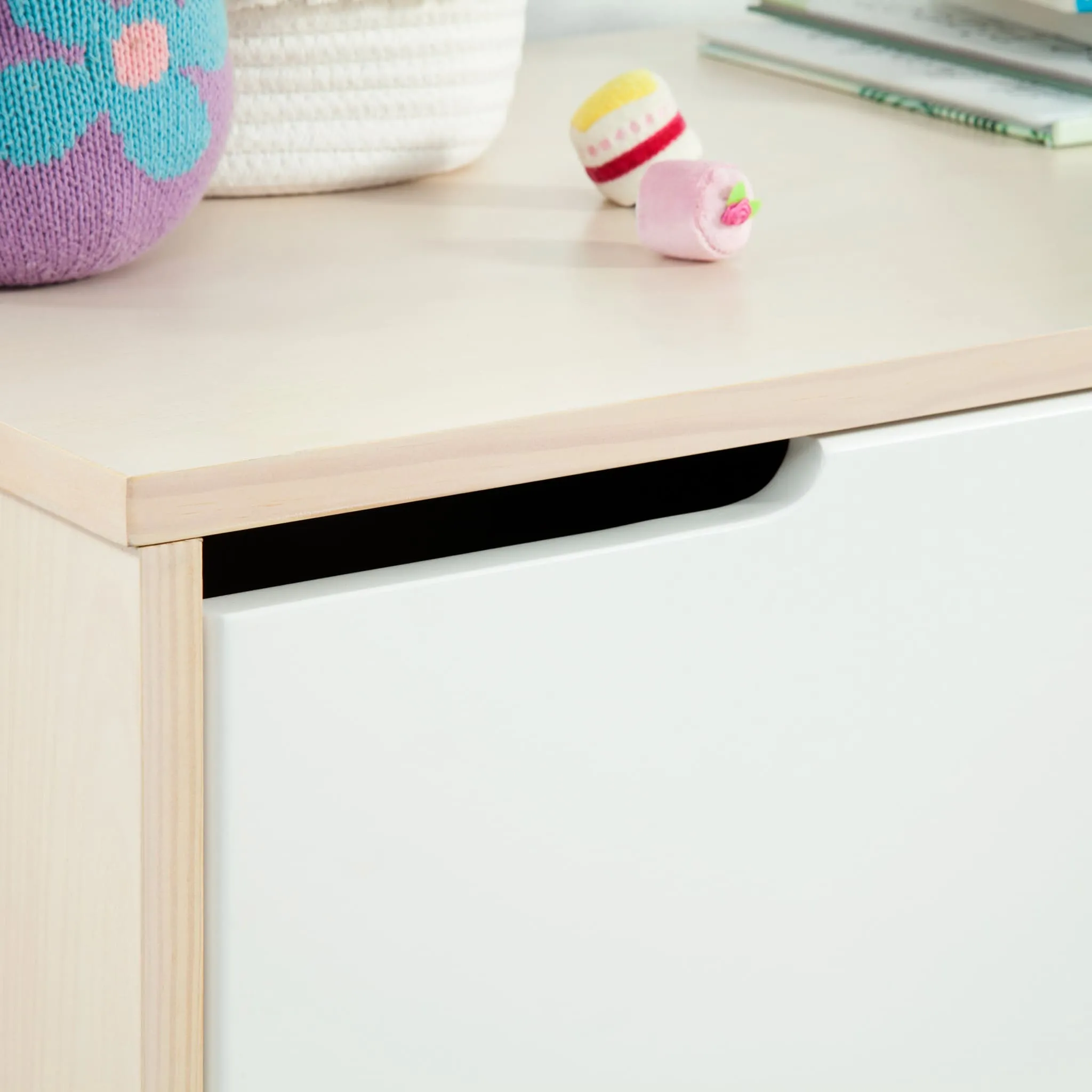 Babyletto Bureau 6 Tiroirs Hudson - Naturel Lavé  Blanc