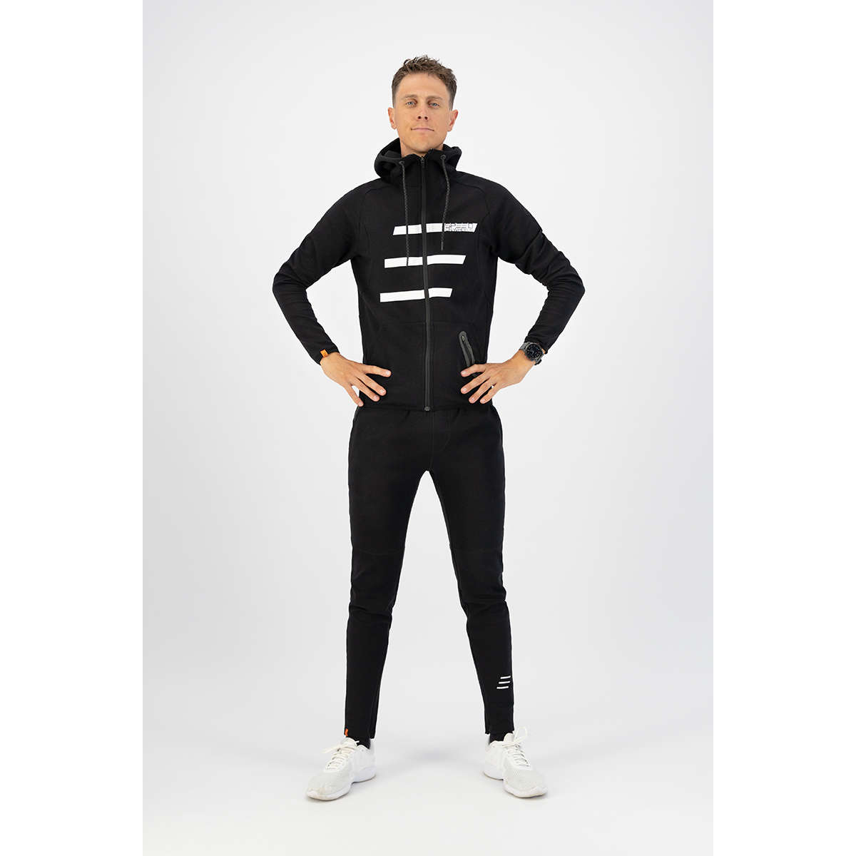 FUTURUM Tech Hoodie SPEED ON WHEELS "E" Black