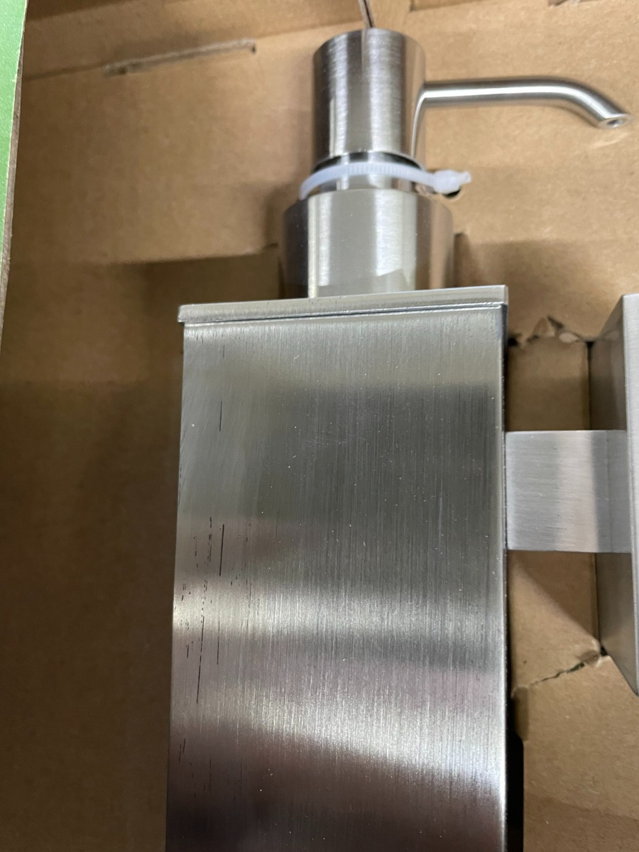 SCHADEMODEL: Haceka Mezzo zeepdispenser RVS-look