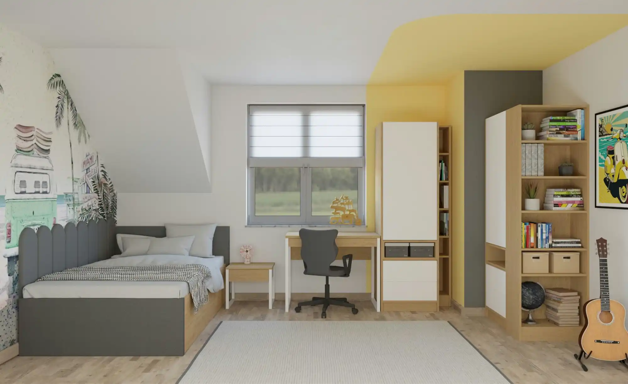 Kleiderschrank White Oak