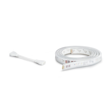 Philips Hue lightstrip plus uitbreiding - wit en gekleurd licht 12.4W - 1m