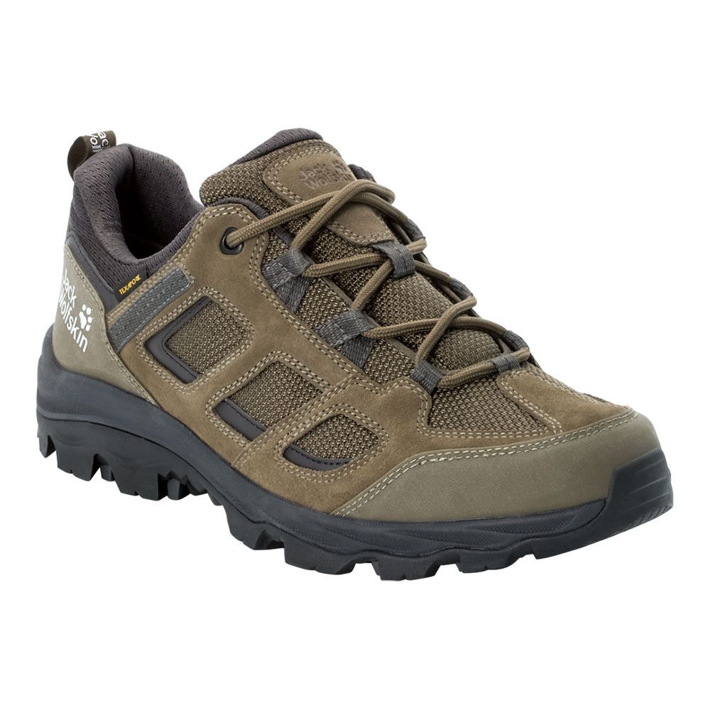 Jack Wolfskin VOJO 3 TEXAPORE LOW - Chaussures de randonné Homme khaki/phantom