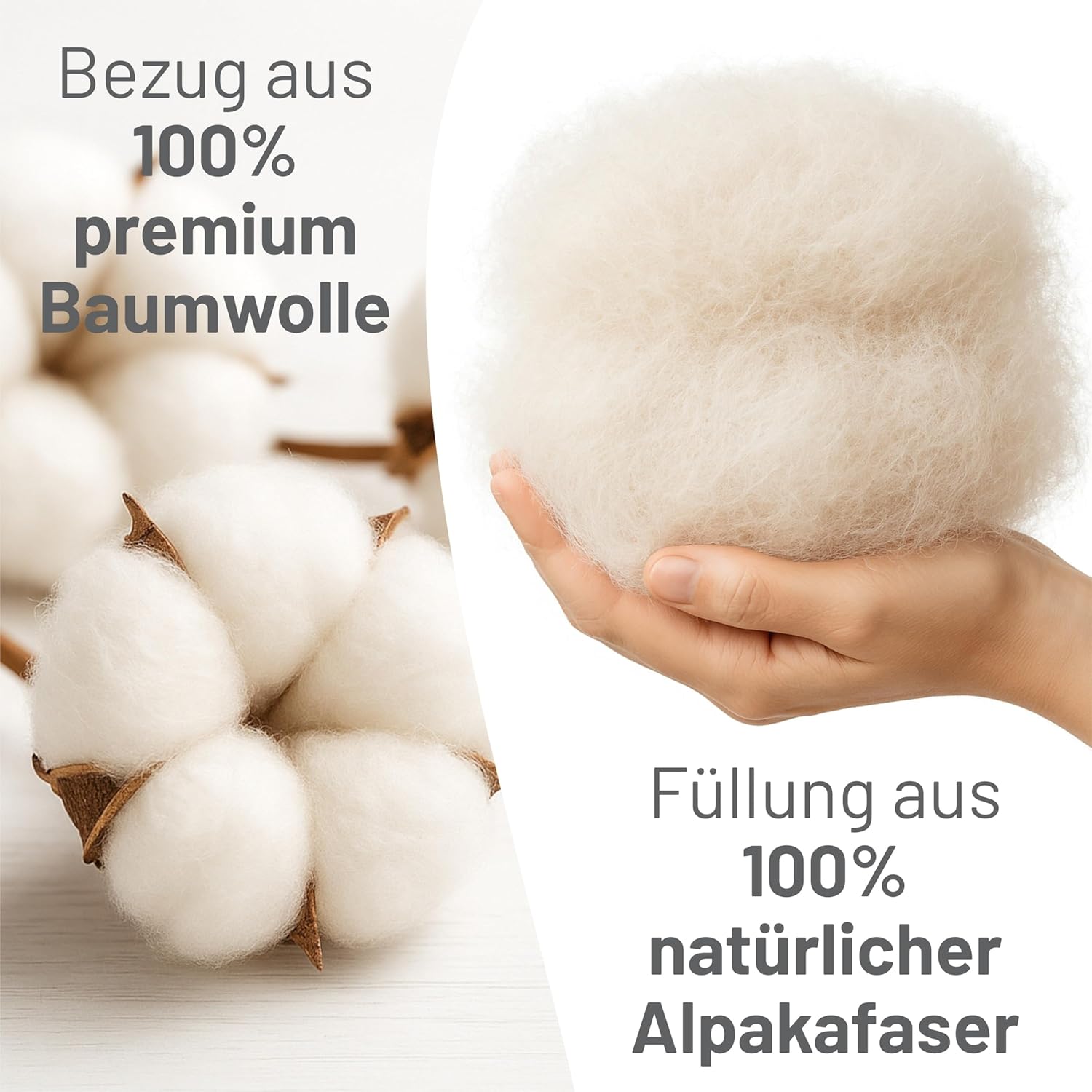 Alpaka Premium Bettdecke 135 x 200 cm (Füllung 1.900g) - Winter extra warm - atmungsaktiv und temperaturausgleichend - Große Aufbewahrungstasche