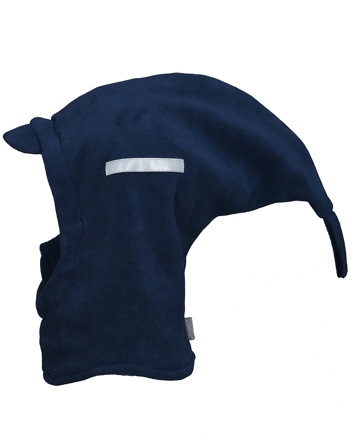 Fleece-Schlupfmütze ZIPFEL in marine